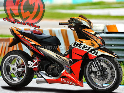 honda blade modif