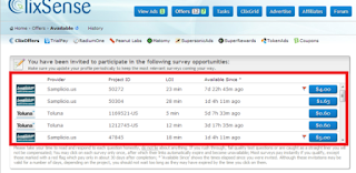 survey di ptc clixsense2