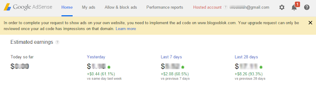 Cara Upgrade Akun Google Adsense Jadi Full Approve