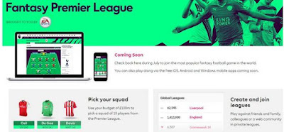 Game Fantasy Premier League Segera Hadir di Windows 10 Mobile Bulan Juli Ini