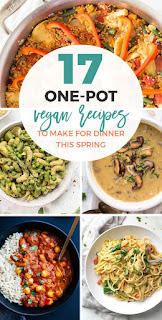 No time for dinner? Try one of these 17 ONE-POT Vegan Dinner recipes! They're quick, simple and perfect for a busy weeknight! Simply Quinoa #vegandinner #onepot #simplyquinoa