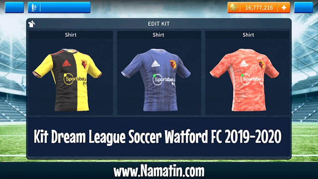 Kit Dream League Soccer Watford FC