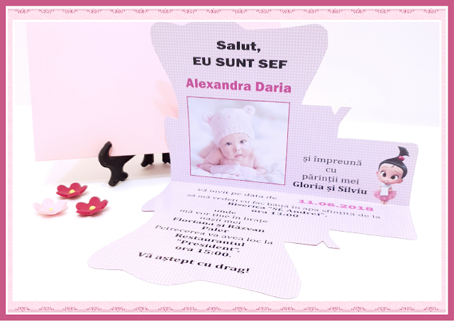 invitatii botez Baby Princess