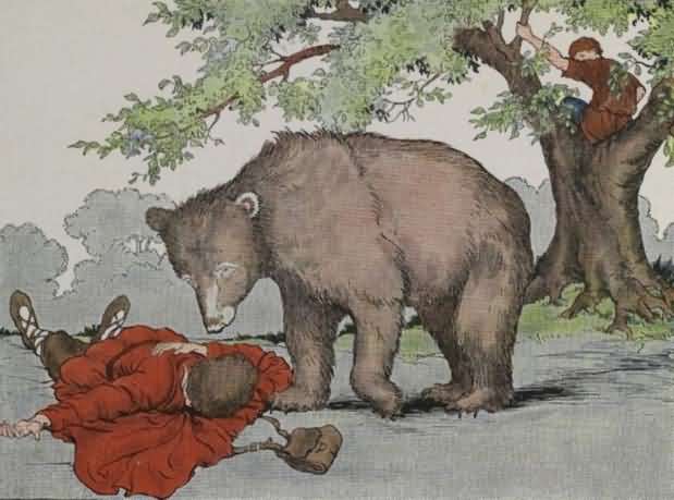 gambar beruang makan manusia}