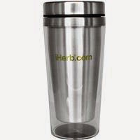 iHerb Coupon Code YUR555 iHerb Promotional Materials, Travel Coffee Mug, Clear-Acrylic, 16 oz