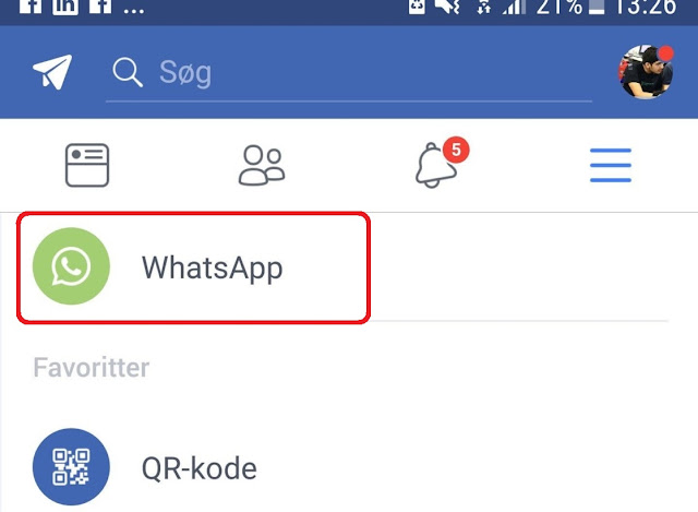 Facebook testing new WhatsApp button