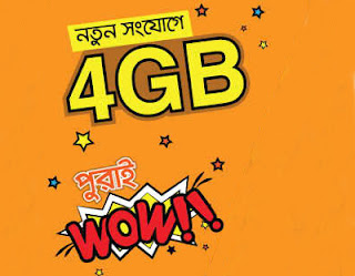 Banglalink new connection offer 4GB internet free