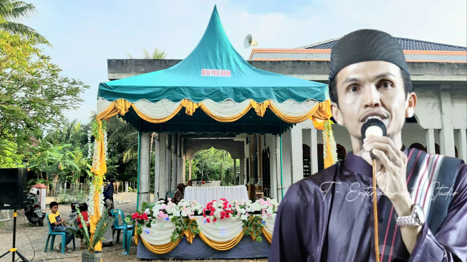Tgk. Rafikal Al-Firdausi Isi Ceramah Maulid Nabi Muhammad SAW di Gampong Pulo Iboeh