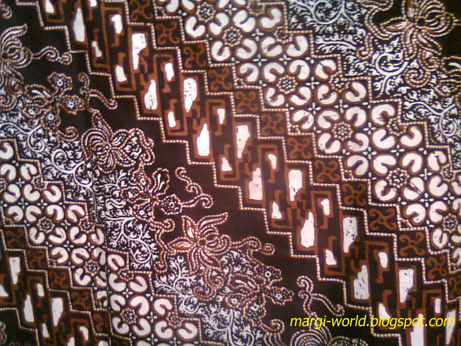 Contoh sebuah desain  batik  motif 