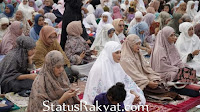 Ribuan Maayarakat Indramayu Sholat Idul Fitri 1445 Hijriah, di Alun-alun Puspawangi Indramayu