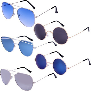 (shopping loot) Buy sunglasses (Pack of 5) in Rs.297 Worth Rs.1499 from Flipkart