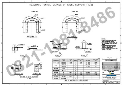 Jasa Fabrikasi Steel Rib Tunnel