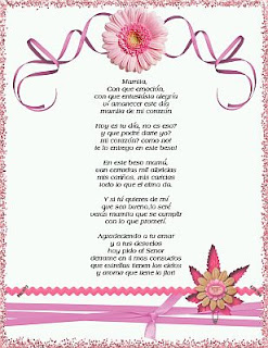 Dia de la Madre, Poemas, parte 1