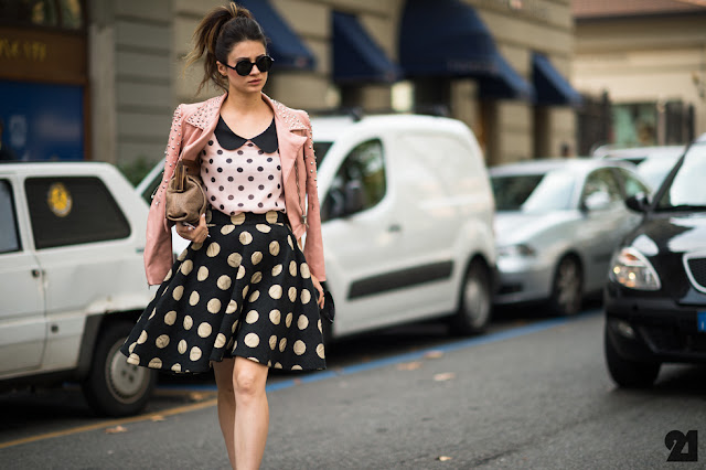 outfit pois street style pois come abbinare i pois tendenze primavera estate 2016 mariafelicia magno fashion blogger fashion blog italiani color block by felym blogger italiane polka dots outfit how to wear polka dots ss trend