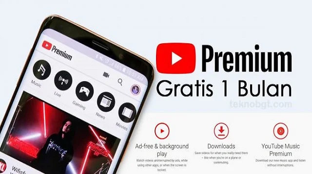 Cara Youtube Premium 4 Bulan