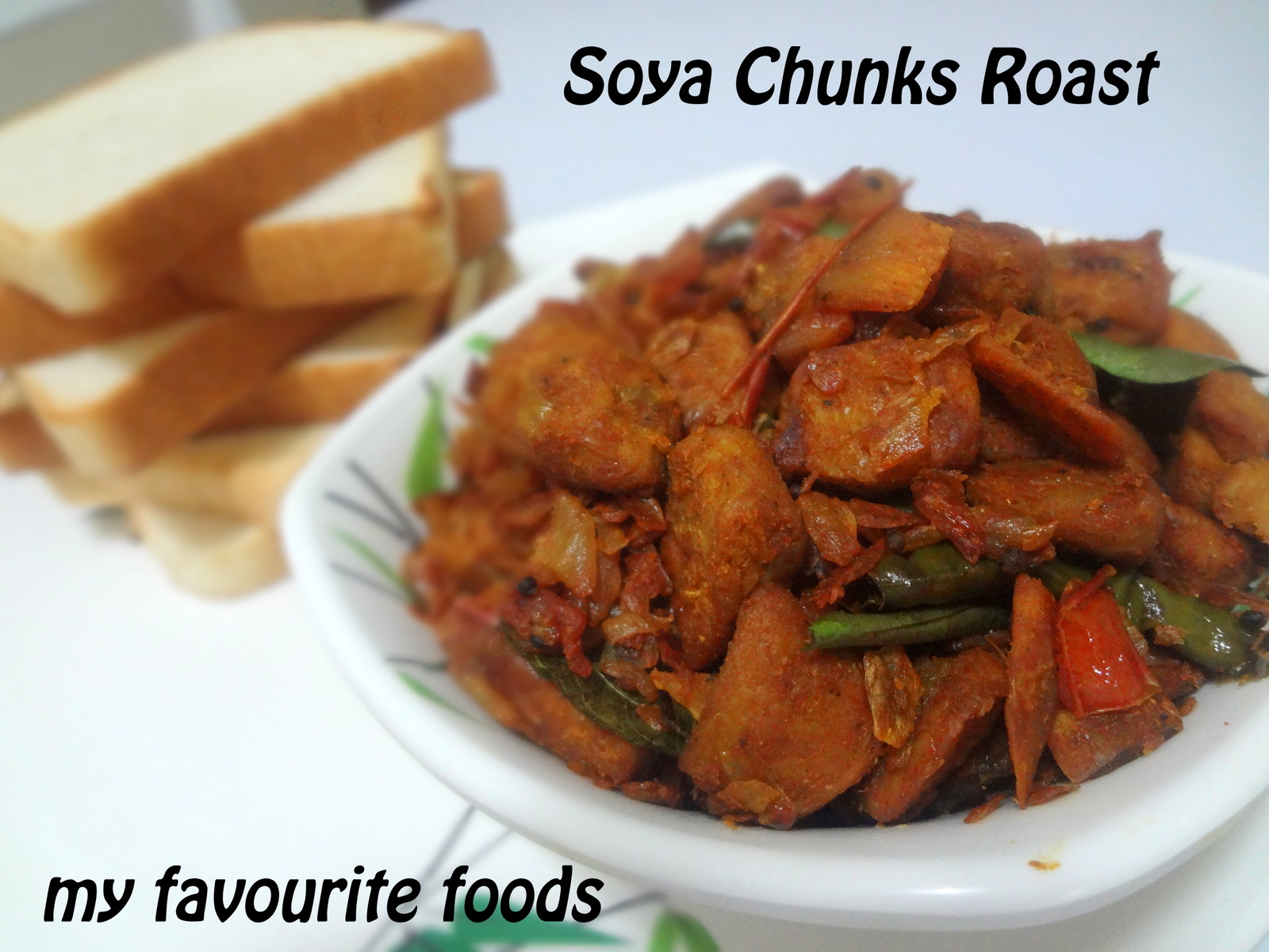 Soya chunks roast