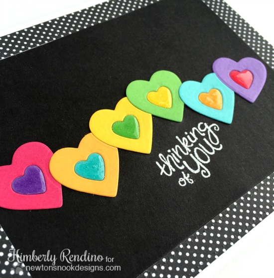 die cut heart card | Newton's Nook Designs | kimpletekreativity.blogspot.com | valentine | handmade card