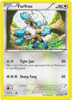 Furfrou Phantom Forces Pokemon Card