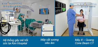 Các trang thiết bị hiện đại của Bệnh viện KIM trong điều trị hô xương hàm trên