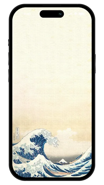 WALLPAPER IPHONE - THE GREAT WAVE