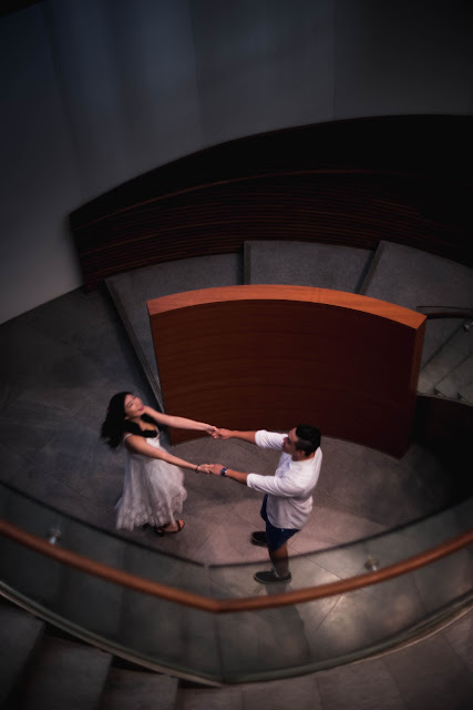 Wedding engagement photo shoot asian civilisations museum singapore