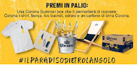 Logo Concorso Corona ''Il Paradiso dietro l'angolo'' : vinci gratis Summer Box (birre,ice but, t-shirt e telo)