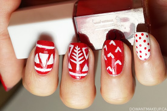 Dazzle Glam Nails | Nail Art Blog: Ugly Christmas Sweater Nails