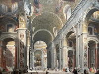 The Banners of the Vatican Basilica by Panini