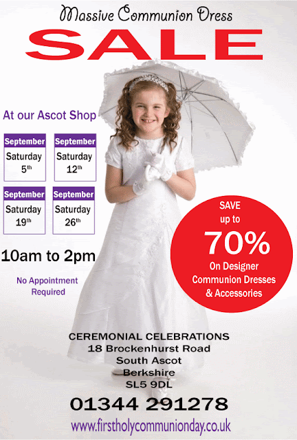 Communion Dress Sale September 2015