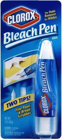 If you haven't tried the CLOROX BLEACH PEN you must put it the list to buy. I love love love this handy little cleaning pen. I first learned about this