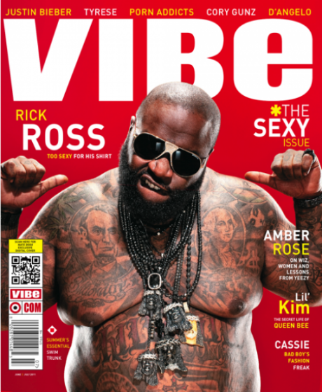 rick ross vibe cover. rick ross vibe magazine cover.