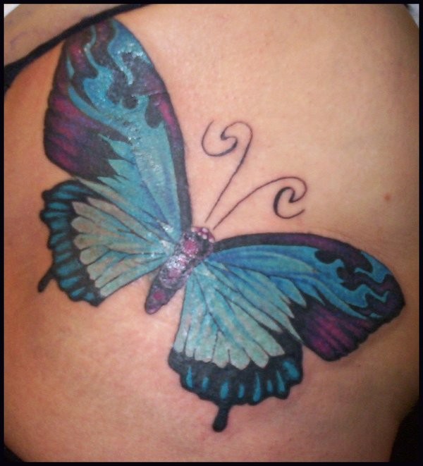 Butterfly tattoos by hellcatmolly