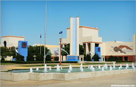 Esplanade Fountain en el Fair Park de Dallas