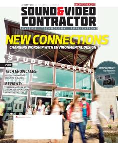 Sound & Video Contractor - January 2014 | ISSN 0741-1715 | TRUE PDF | Mensile | Professionisti | Audio | Home Entertainment | Sicurezza | Tecnologia
Sound & Video Contractor has provided solutions to real-life systems contracting and installation challenges. It is the only magazine in the sound and video contract industry that provides in-depth applications and business-related information covering the spectrum of the contracting industry: commercial sound, security, home theater, automation, control systems and video presentation.