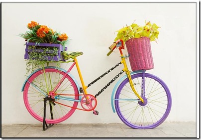imágenes de bicicletas con flores (16)