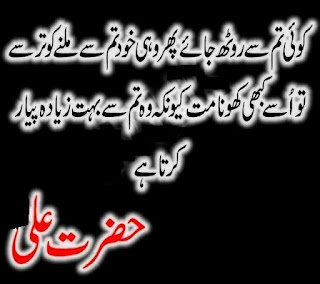 Islamic Quotes of Hazrat Ali