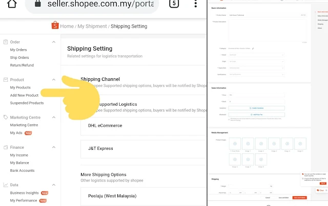 Cara Hantar Barang Shopee Guna Runner Atau Delivery Sendiri