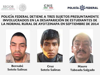 Caen “peluco" y el “oaxaco" implicados en el Caso Ayotzinapa