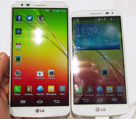 Harga LG G Pro 2 dan LG G2 Mini