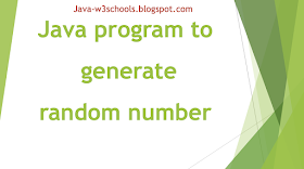 Java program to generate random number using Random.nextInt(), Math.random() and ThreadLocalRandom