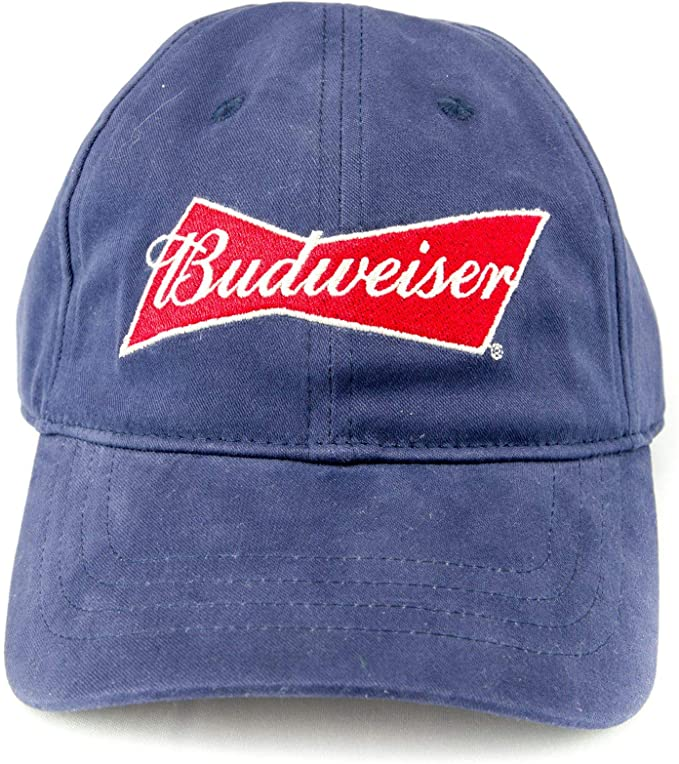 Gorra original con logo de marca de cerveza Budweiser