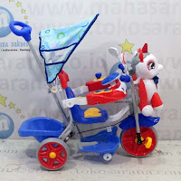 family unicorn baby tricycle