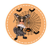 Halloween Witch Free Printable toppers stickers o labels.