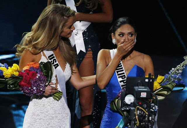 MC tersilap mengumumkan bahawa Miss Colombia No.1 Miss Universe 2015