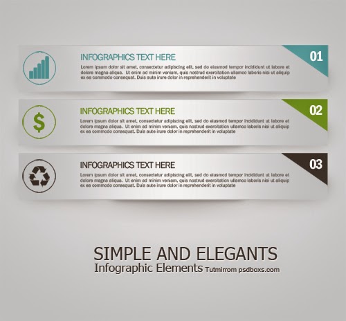Free PSD Infographics Simple And Elegant