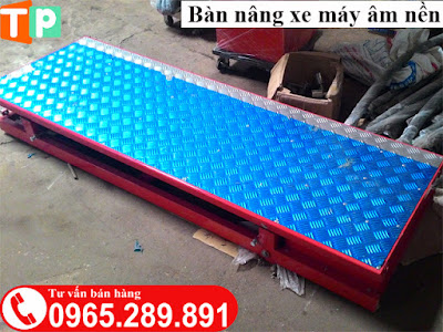 Bàn nâng sửa chữa xe máy