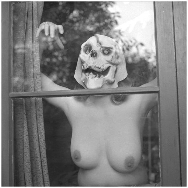 Nude With Skeleton Mask