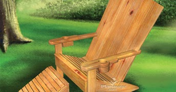 Ah! E se falando em madeira: projeto cadeira Adirondack 
