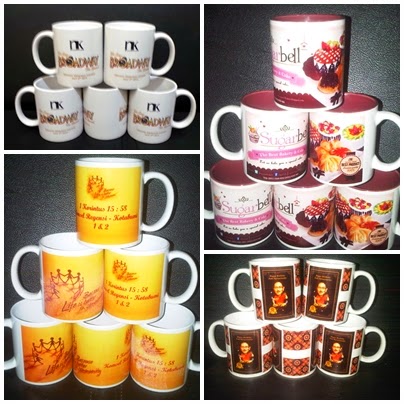 cetak logo anda di gelas Barang Promosi Mug Promosi 