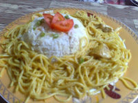 Chicken Spaghetti with Rice